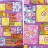 Neon patchwork advent calendar