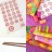 Advent Calendar numbers neon thread