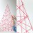 modern christmas tree string