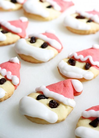 Bake some Santa shaped Christmas Cookies