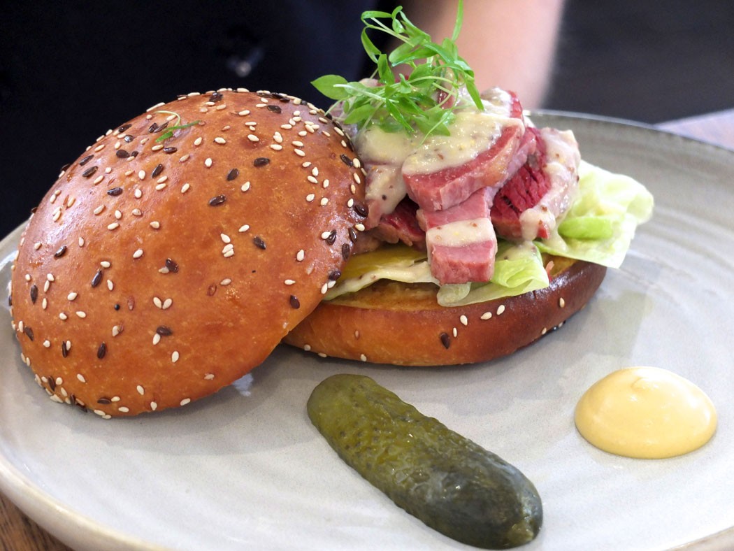 Glovers Station Elsternwick Corned Beef Brisket Roll