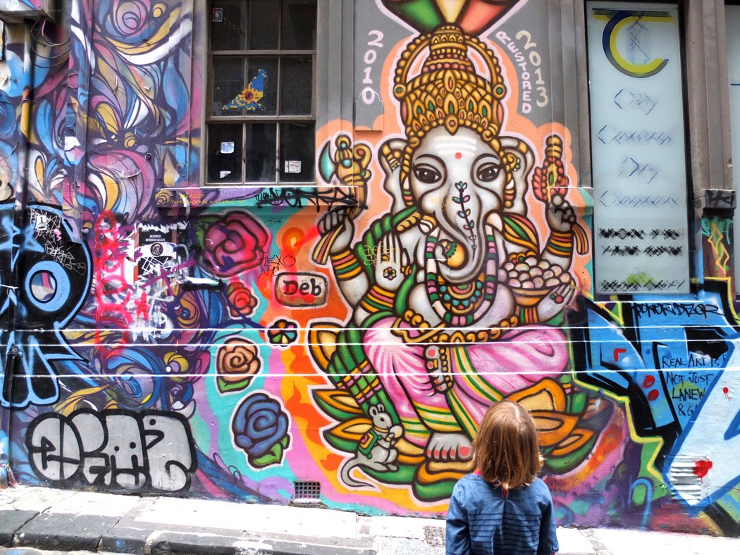 Street art Melbounre City Lanes