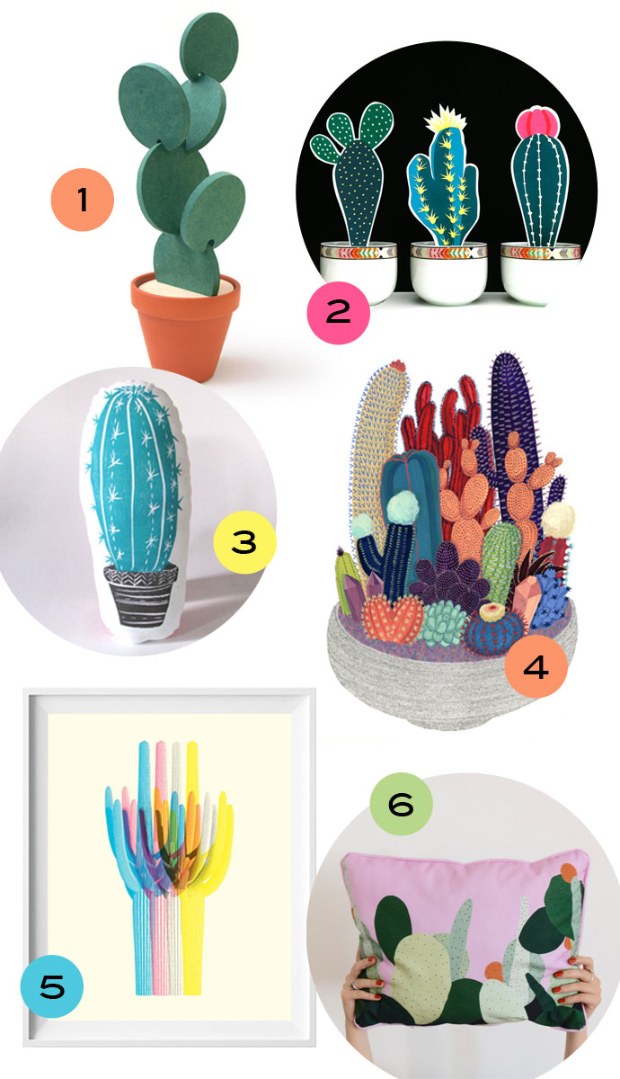 Cacti lovers etsy gift guide