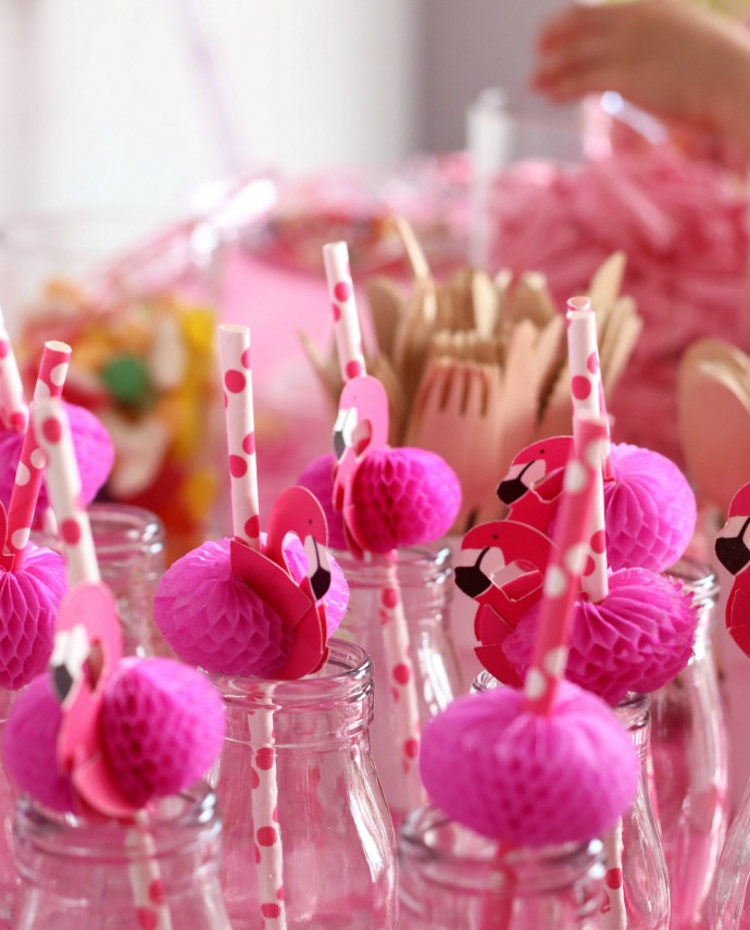 Pink Flamingo party ideas and supplies