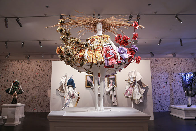 Installation view of Viktor&Rolf: Fashion Artists at the National Gallery of Victoria. Photo: Wayne Taylor