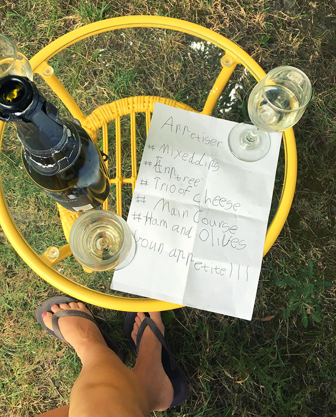 glamping champagne
