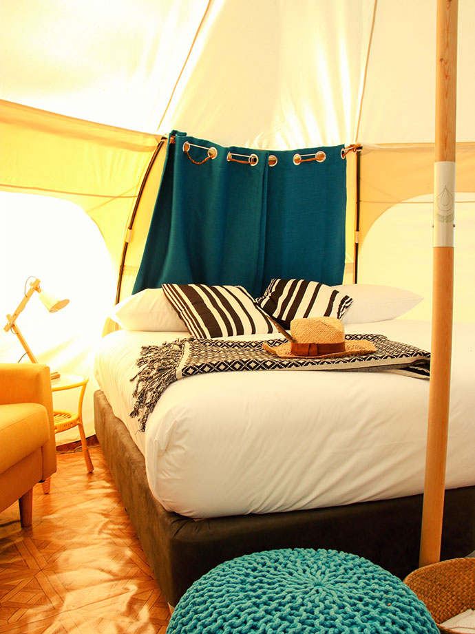 Lotus Belle glamping tents - Yarra valley camping review - mypoppet.com.au