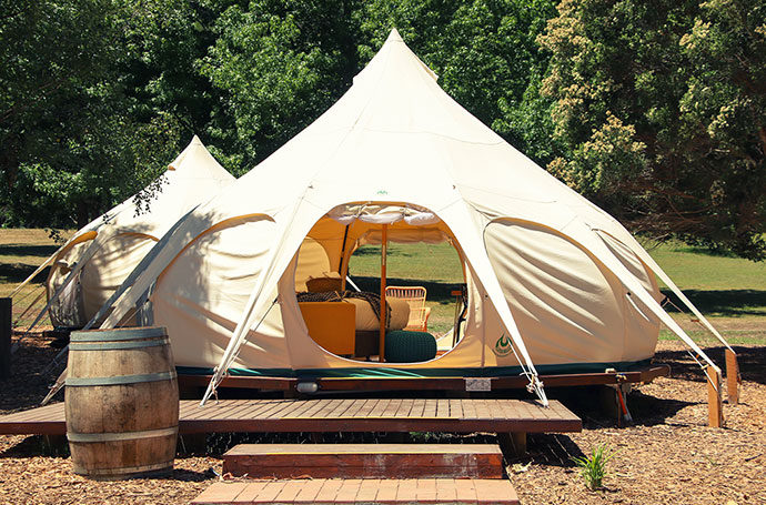 Lotus Belle glamping tents - Yarra valley camping review - mypoppet.com.au