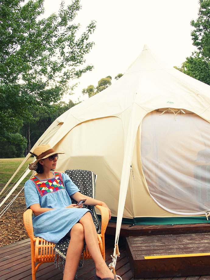 glamping yarra valley - campsite review