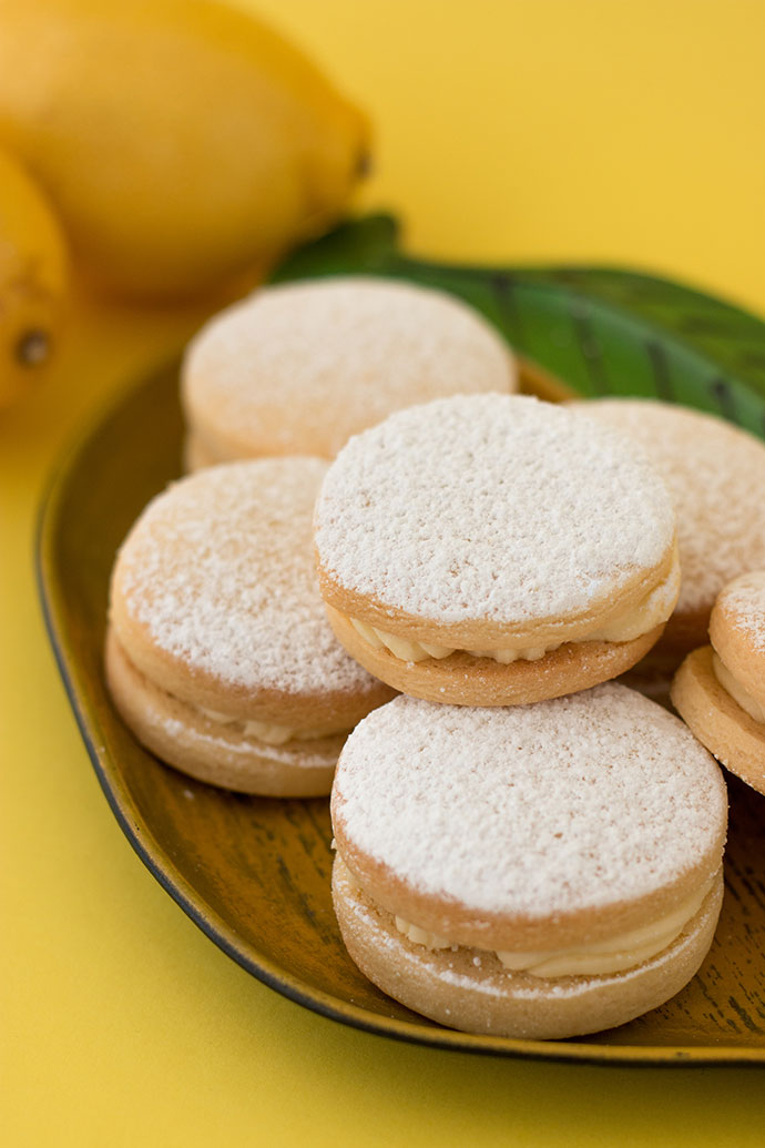 Lemon cream filled biscuit recipe - mypoppet.com.au