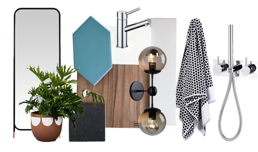 Bathroom renovation moodboard