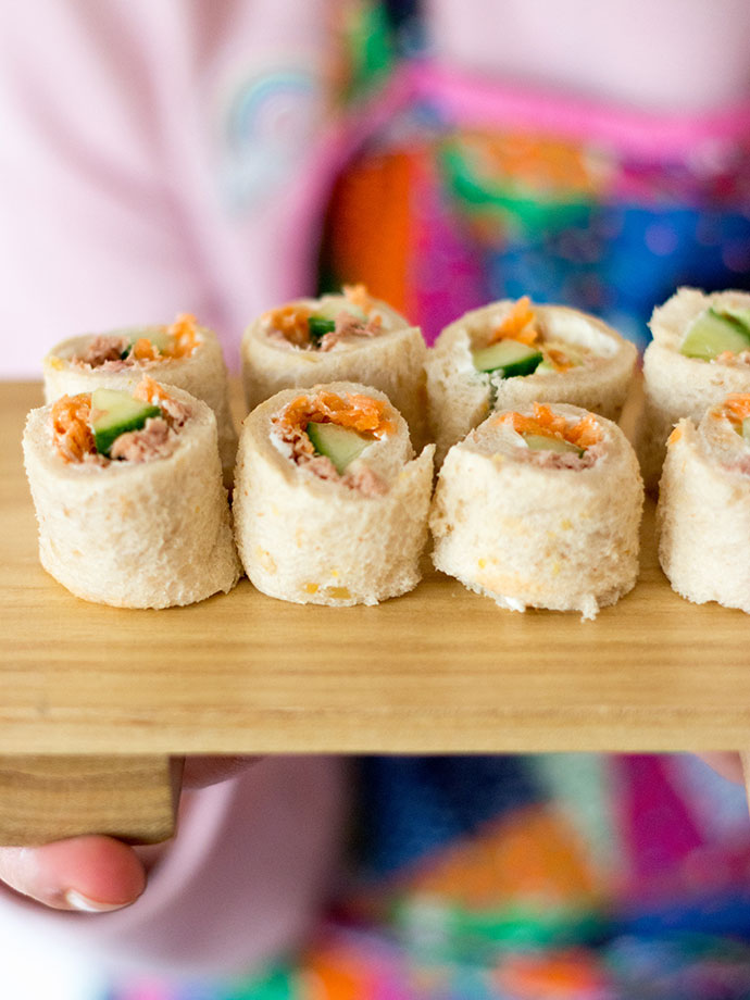 Easy Sandwich Sushi Rolls Recipe