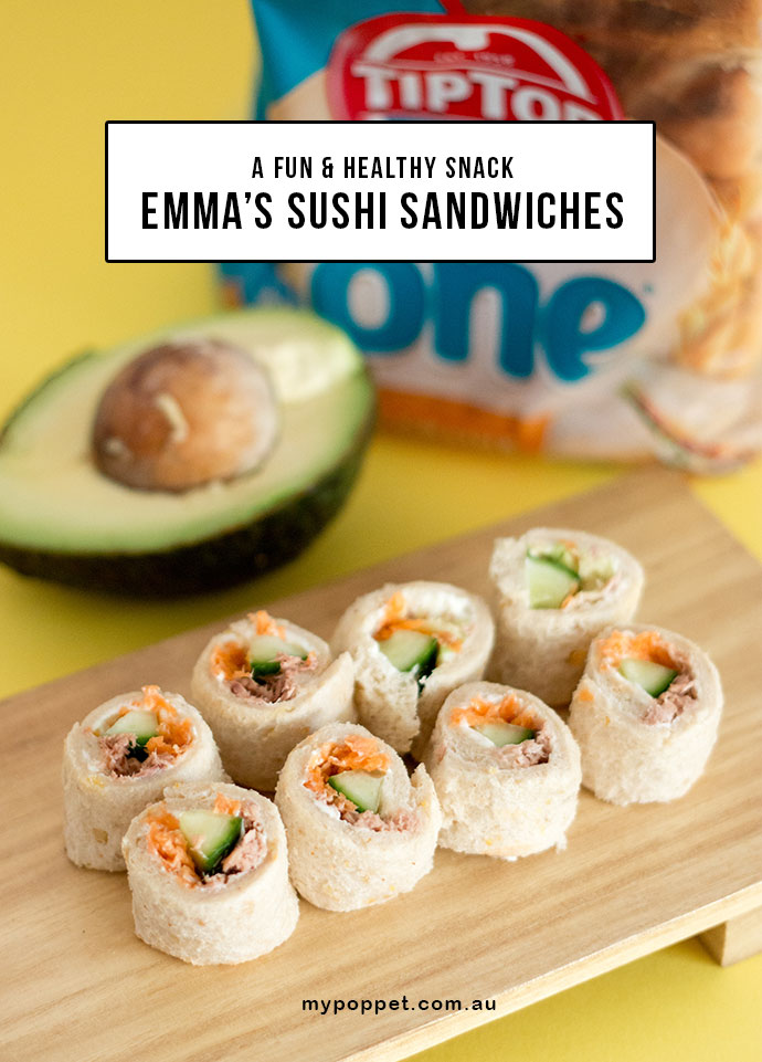 Lunch Box Idea - Sushi Sandwiches - mypoppet.com.au