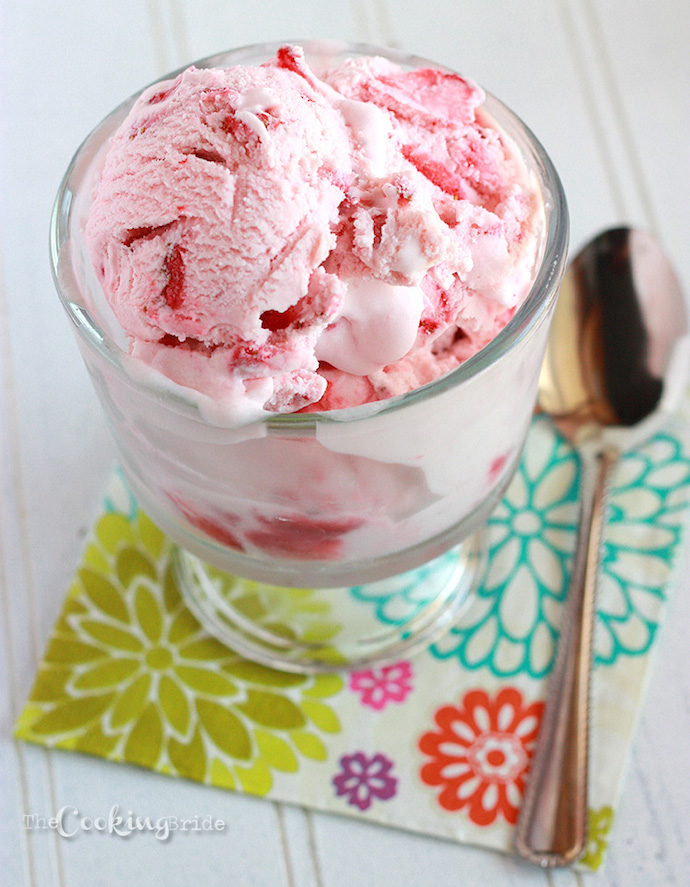 Fresh Strawberry Ice Cream recipe