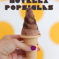 Easy Nutella Popsicles