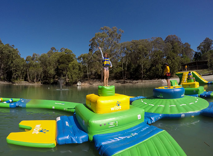 Parky's Inflatable water park, Yarra Valley Victoria, Australia - mypoppet.com.au