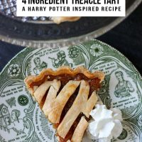 4 Ingredient Treacle Tart - A Harry Potter Inspired Recipe