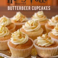 Easy Butterbeer Cupcakes - A Harry Potter Inspired Recipe