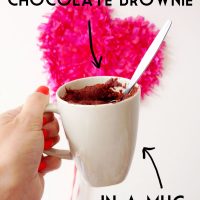 Easy Recipe: Two Minute Chocolate Brownie in a Mug
