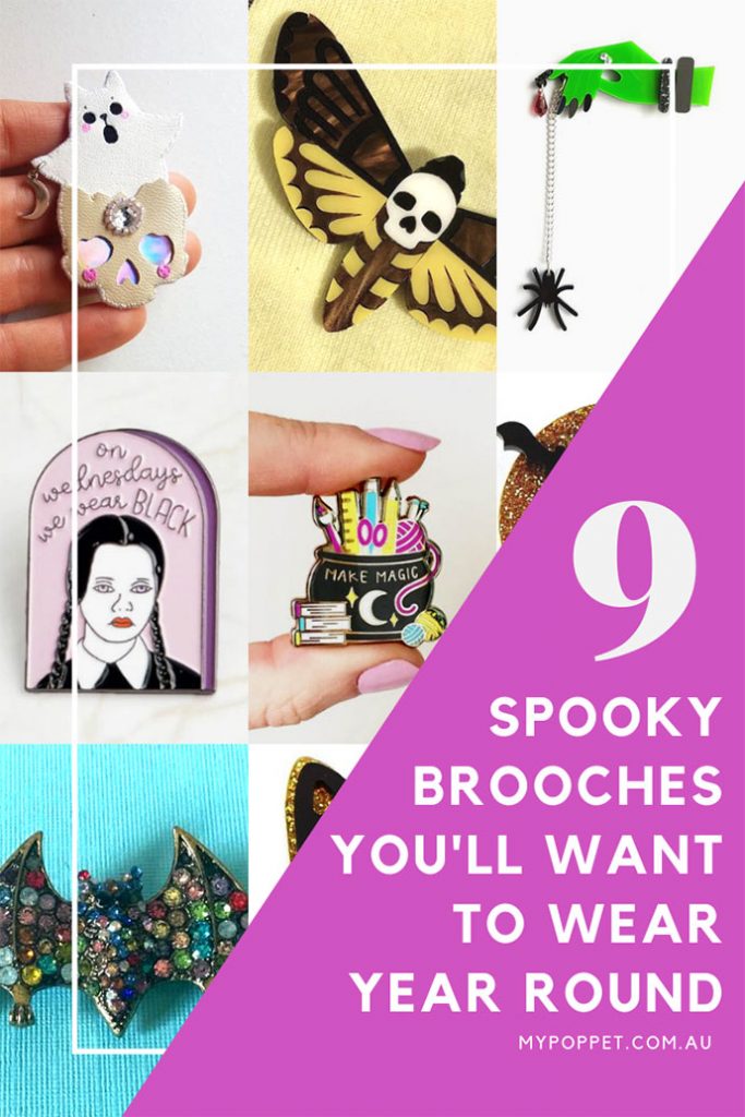 9 Spooky Halloween Pins &amp; Brooches you'll want to wear year round | My ...