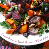 Roasted Butternut Squash, Beetroot & Walnut Salad