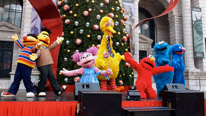 sesame street show Universal studios singapore 