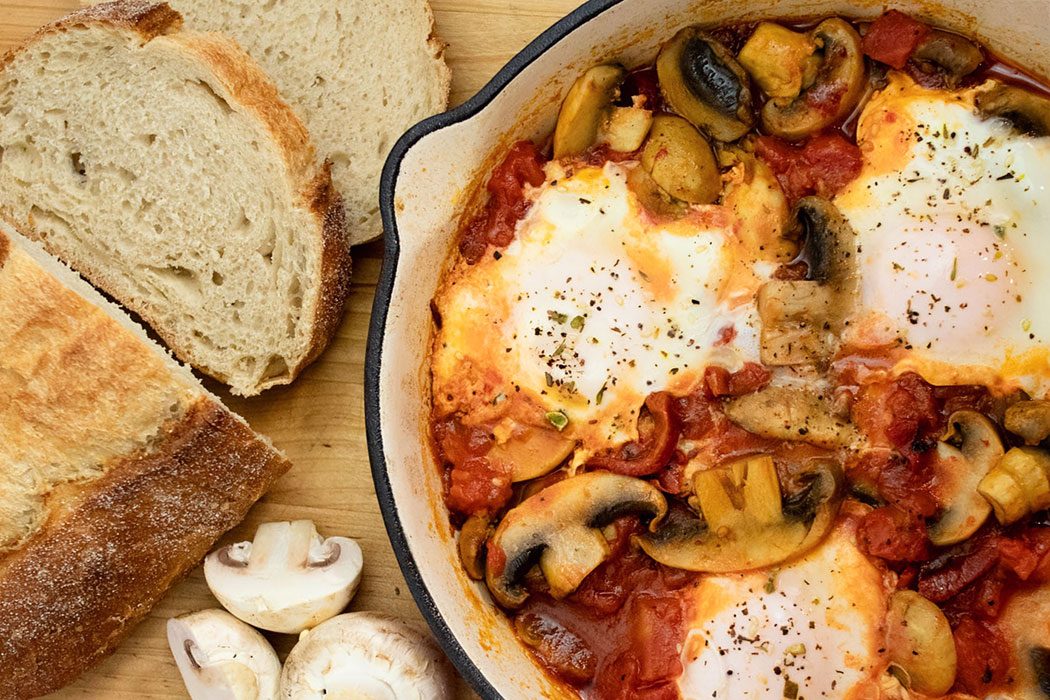 Mushroom Shakshuka recipe - mypoppet.com.au