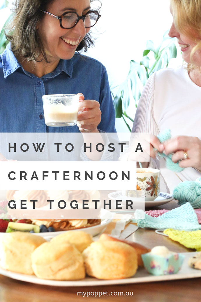 How to host a crafternoon - mypoppet.com.au