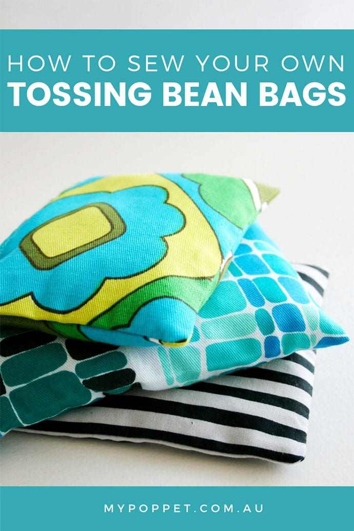 How to sew tossing bean bags for kids play - mypoppet.com.au