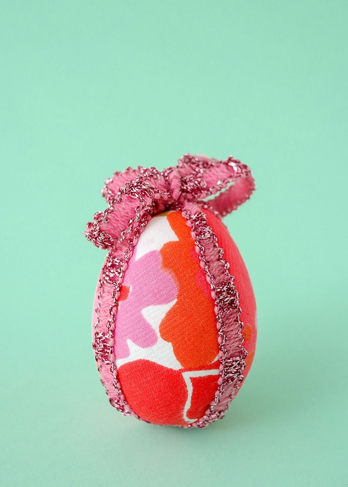 How to make fabric covered Easter Eggs - mypoppet.com.au