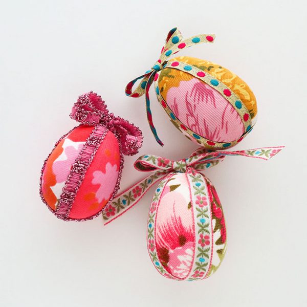 How To Make Fabric Covered Easter Eggs My Poppet Makes