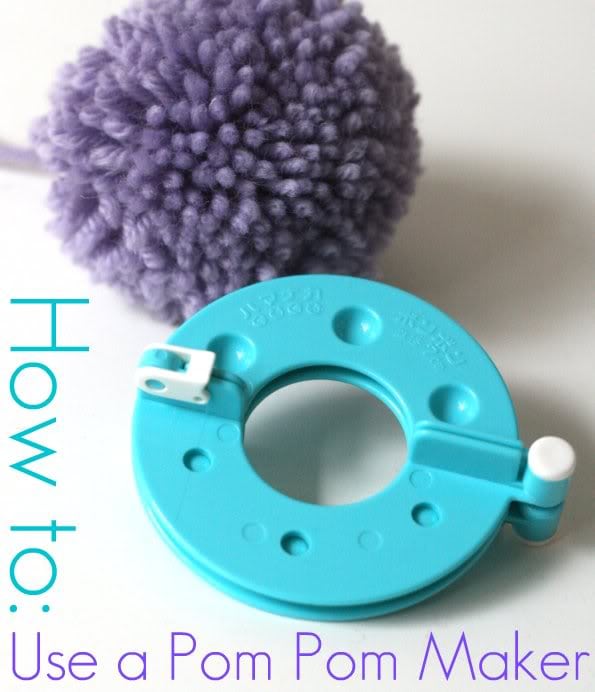 These pompom makers are great to makes loads of different sizes pompom