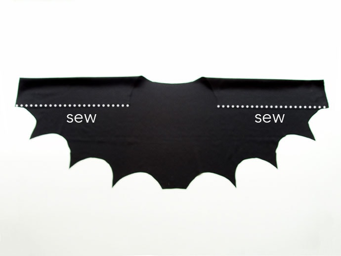 How to make Bat WIngs Halloween Costume - mypoppet.com.au