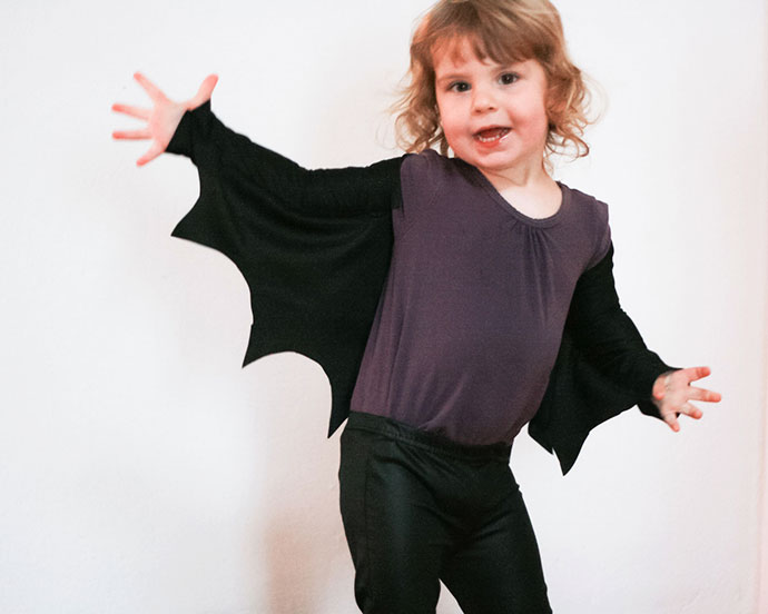 Halloween Craft: Toilet Paper Roll Bat