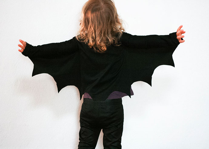 DIY bat wings - how to make instructions - mypoppet.com.au