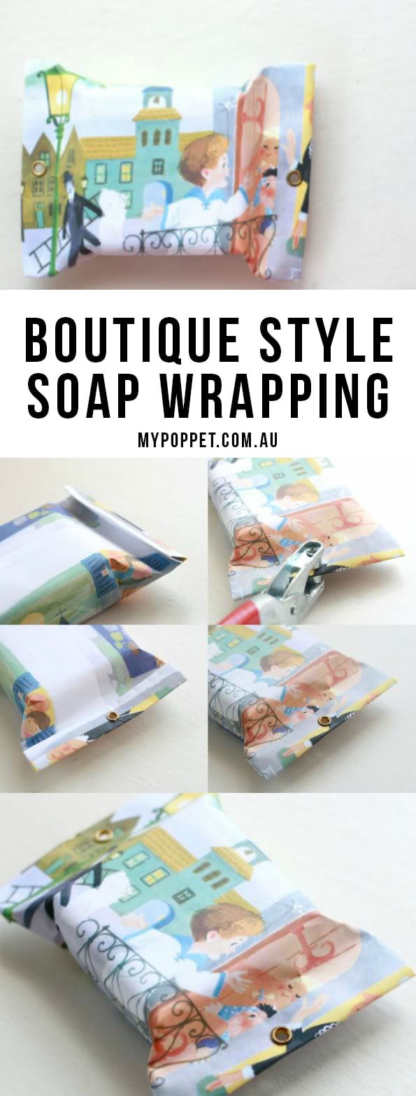 Boutique Style wrapping for soap and small gifts - mypoppet.com.au