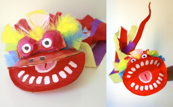 Kids Craft: Chinese New Year Dragon Puppet | My Poppet Makes