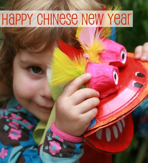 Chinese New Year Dragon Puppet Kids Craft - Mypoppet.com.au