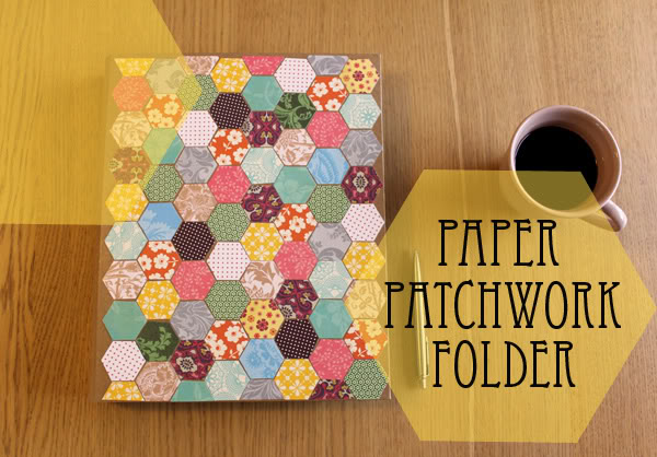 DIY Patchwork folder - mypoppet.com.au