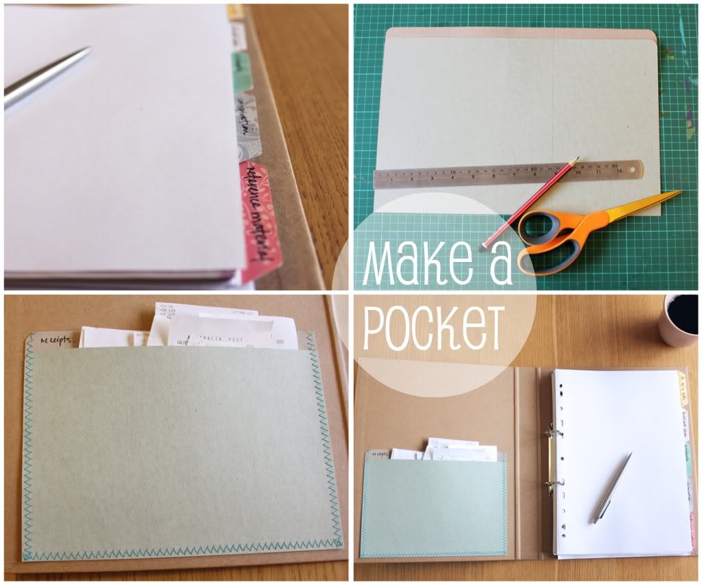 DIY Patchwork folder with dividers - mypoppet.com.au