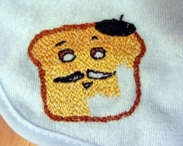 french toast embroidery pattern