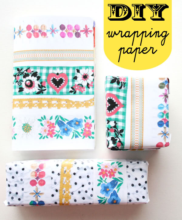 Make your own Gift Wrapping Paper - mypoppet.com.au