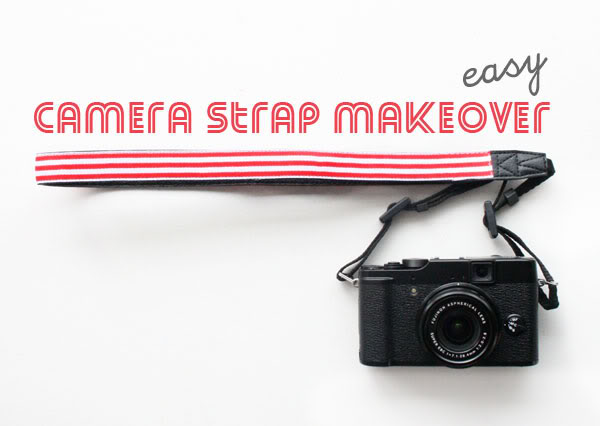 Camera strap makeover - mypoppet.com.au