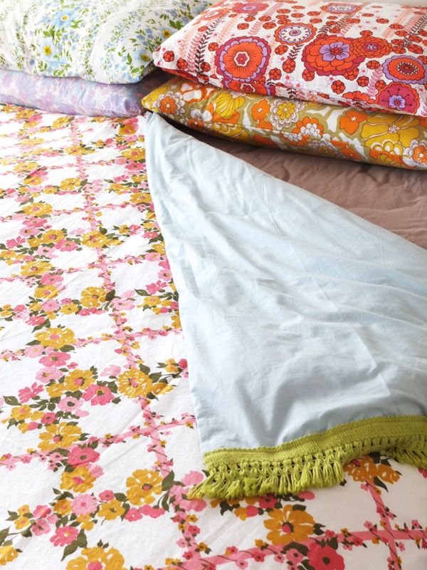 Duvet Cover From Vintage Sheets, How To Make King Size Duvet Cover
