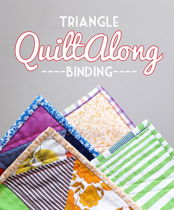 Triangle Quiltalong - Binding tutorial My Poppet