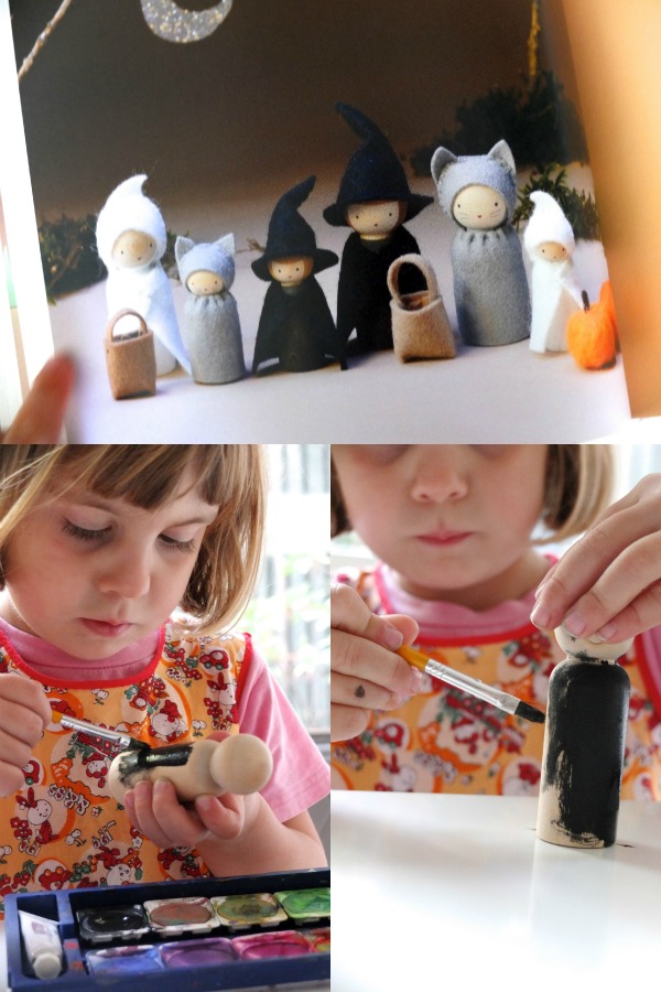 halloween peg dolls