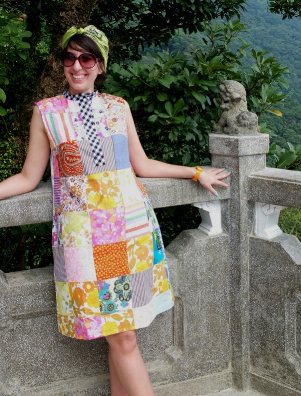 patchwork dress