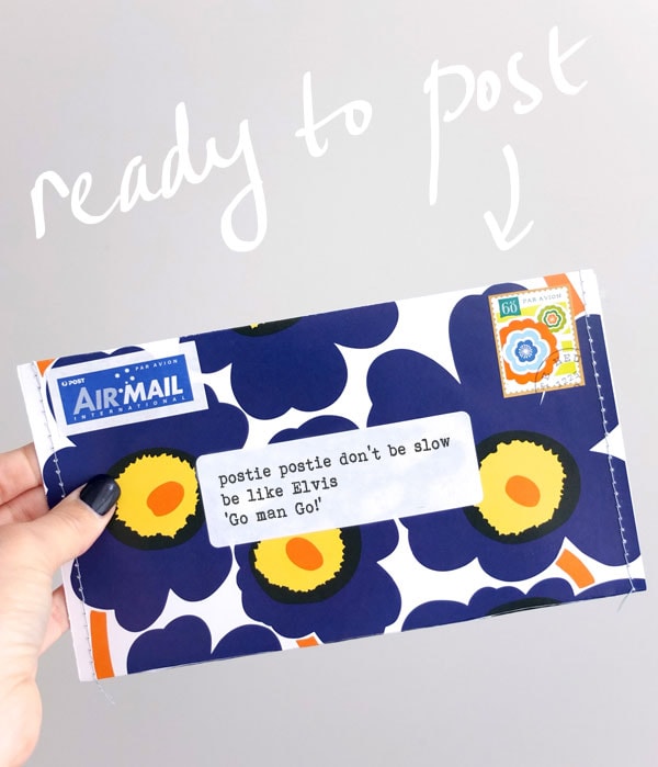 Upcycle Style: Make an Envelope from a Magazine Cover | My Poppet Makes