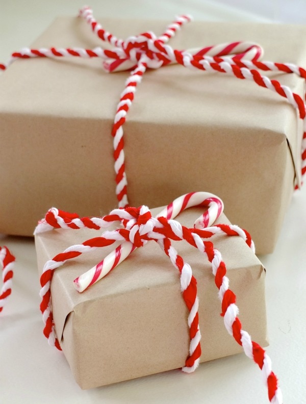 Candy Cane Fabric Twine - Perfect for Christmas Gift Wrapping