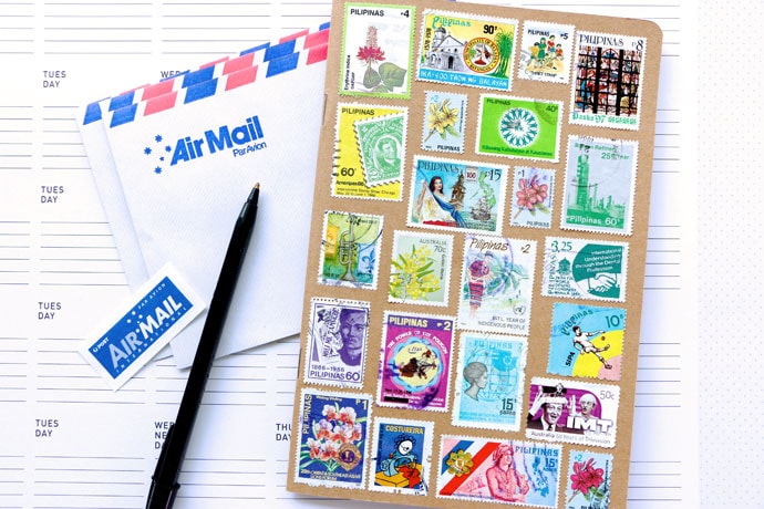 Postage Stamp Notebook My Poppet Makes